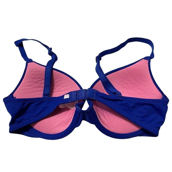 PINK Victoria’s Secret Women’s Blue Wear Everywhere Push Up Bra Size 32C - Picture 6 of 6